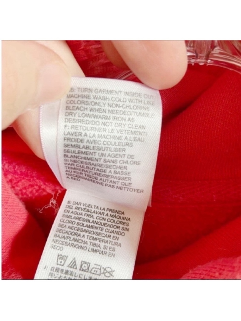 The North Face hoodie faded red half dome big logo - Picture 4 of 6